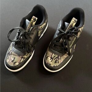 Reebok Boys Camouflage Heelys Black Lace Up Size 7